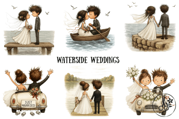 Download Waterside Weddings - Png &amp; Pdf Clipart - Weddings Collection